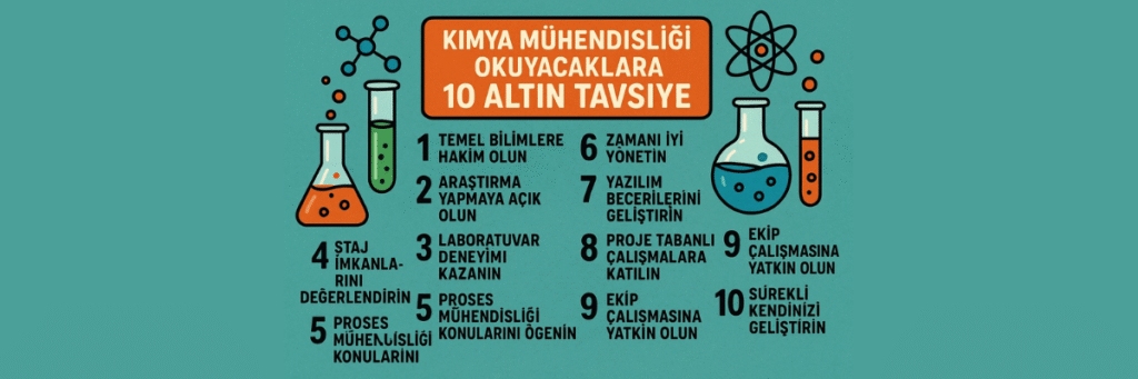 Kimya Mühendisliği Okuyacaklara 10 Altın Tavsiye